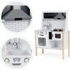 Ecotoys dětská dřevěná kuchyňka se zvuky a LED efekty House Kitchen