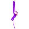 Mascot Plush Monkey with Baby, Purple 90 cm