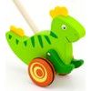 Dřevěná jezdící hračka Viga dinosaurus