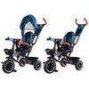 Dětská tříkolka Tiny Bike s otočným sedadlem 3v1 zeleno-modrá