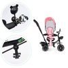 Ecotoys dětská tříkolka s otočným sedadlem Trike 2v1 růžová