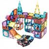 Doris magnetická stavebnice s 12 autíčky Magnetic Blocks 82 dílů