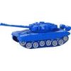 Tank RC na dálkové ovládání se zvuky a světly, světlé modrá