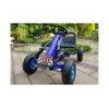 Dětská šlapací motokára s nafukovacími koly Formule 15 modrá