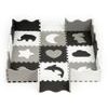 Ecotoys XXL pěnová puzzle hrací deka Happy Gray