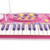 Dětské elektronické klávesy s mikrofonem a nahráváním Music Keyboard růžové