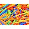 Kreativní stavebnice ze slámek Mini Straws Blocks 1000 dílků