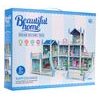 Domeček pro panenky Beautiful Home s příslušenstvím - modrý