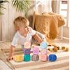 Senzorické kostky pro nejmenší Baby Training Blocks 10 kusů