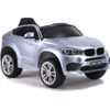 Elektrické auto BMW X6 lakovaná Stříbrná