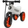 Odrážedlo FUNNY WHEELS Rider SuperSport bílé/oranž. 2v1+popruh