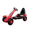 Dětská šlapací motokára s nafukovacími koly Formule 618 červená