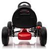 Dětská šlapací motokára s nafukovacími koly Formule 208 - červená