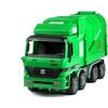 Velký popelářský vůz zelený