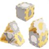 Kinderkraft Pěnové podložka puzzle Luno 30ks Shapes Yellow