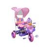 Dětská tříkolka s vodící tyčí Kačenka růžová