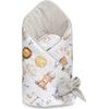 Zavinovačka pro miminka Zvěrokruh, šedá 75x75 cm