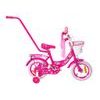 Dětské kolo Mexller Pinki s vodící tyčí růžová 12"