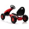 Dětská šlapací motokára s nafukovacími koly Formule 208 - červená