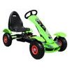 Dětská šlapací motokára s nafukovacími koly Formule 618 zelená
