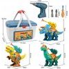 Šroubovací dinosauři s vrtačkou na baterie v kufříku