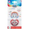 Canpol Babies Sada 2 ks symetrických dudlíků, 0 - 6 m, Canpol Babies - Racing