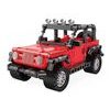 CaDA dětská stavebnice Terénní auto 317 dílků červené