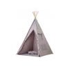 Ecotoys dětský indiánský stan TeePee Šedé hvězdičky