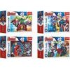 Minipuzzle 54 dílků Avengers/Hrdinové - mix 4 druhy