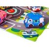 Haunger měkká autíčka s podložkou Cars in Town - 6 kusů