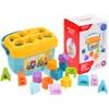 Haunger sada vkládacích kostek s kyblíčkem pro nejmenší First Blocks