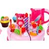 Ecotoys narozeninová sada Dort růžová 80 součástí