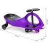 Ecotoys gravitační odrážedlo se svítícími koly Spinner - fialové