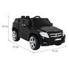 Dětské elektrické autíčko City Rider černé