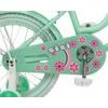 Mexller dětské kolo SISI 16" s vodící tyčí mintová 2022