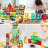 Magnetická stavebnice Magnetic Tiles 130 dílů