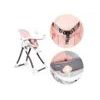 SMONTOVÁNO Ecotoys jídelní židlička 2v1 Myška růžová