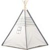 Ecotoys dětský indiánský stan Wigwam šedý