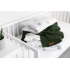 Dětská deka bambusovo-bavlněná 80x100 cm tmavě zelená