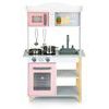 Ecotoys dětská dřevěná kuchyňka s příšlušenstvím Pink Kitchen