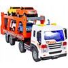 Nákladní auto se 4 autíčky světly a zvuky City Service 1:16
