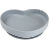 CANPOL babies Silikonový talíř s přísavkou SRDCE modrý