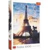 Puzzle Paříž o soumraku 1000 dílků