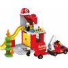 Blocki Mubi stavebnice Hasičská stanice se světlem a zvukem 48 dílů