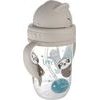 Canpol babies Nevylévací hrníček se slámkou a závažím Exotic Lenochod - šedý, 270 ml