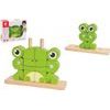 Dřevěná skládanka Žába 17ks