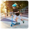 Dětská skládací koloběžka Scooter se svítícími koly - modrá