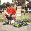 Autíčko na dálkové ovládání s LED podsvícením Speed Racing 1:12 - zelené