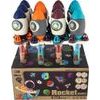 Bublifuk trubice raketa vesmír - mix 4 barvy