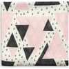 Bambusová plena 75x75cm, Růžový trojúhelník